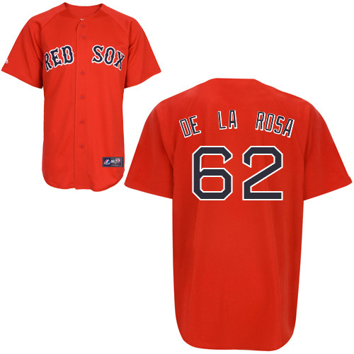Rubby De La Rosa #62 MLB Jersey-Boston Red Sox Men's Authentic Red Home Baseball Jersey